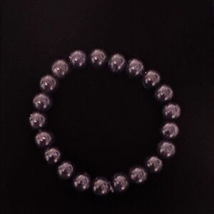 Blue Goldstone Beaded Bracelet